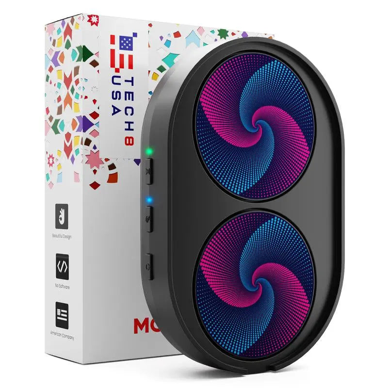 Mouse Mover Pad, Jiggler, Keeps PC Active, Undetectable, No Software, Moves Mouse Randomly Automatically, Made in the USA with US and Imported Parts