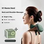 INELECTRON ™ - Neck Shoulder Massager Deep Tissue Shiatsu Back Cervical Massage Machine Bionic Heated Fatigue Relief Relax Muscle ﻿3-Level - Inelectron Store
