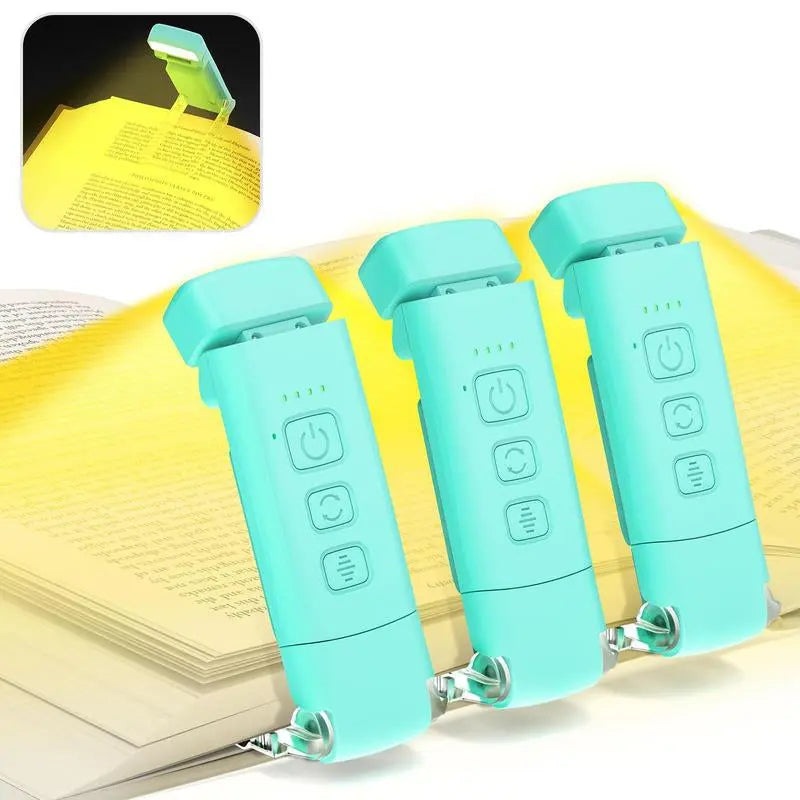 Summer USB Rechargeable Book Light, Clip-On LED Reading Light, Reading Lamp, LED Lights, Flexible Adjustable Angle Night Light