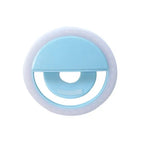 WQ20 beauty round fill light with LED lighting, USB rechargeable and adjustable brightness for selfies and vlogs