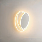 Modern Minimalist LED Lamp with Nordic Style, Available in White and Black for Bedroom and Home Decor