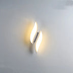 Modern Minimalist LED Lamp with Nordic Style, Available in White and Black for Bedroom and Home Decor