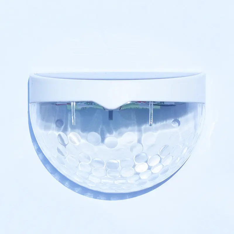 INELECTRON ™ -  Solar Light Outdoor Waterproof Semicircular Fence Lamp Water Drop Effect Wall Lamp Garden Lamp Corridor Lamp Staircase Lamp Inelectron Store