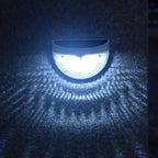 INELECTRON ™ -  Solar Light Outdoor Waterproof Semicircular Fence Lamp Water Drop Effect Wall Lamp Garden Lamp Corridor Lamp Staircase Lamp Inelectron Store