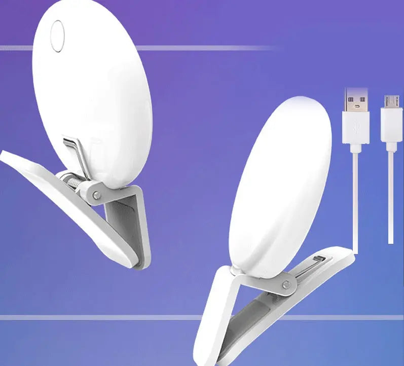 INELECTRON ™ - Mini Fill Light For Beauty Selfie Round Live Clip External LED Mini Small Q Mobile Phone Selfie Fill Light Inelectron Store