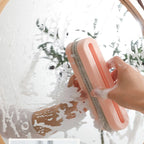 Multi-purpose squeegee tool for cleaning fogged mirrors.