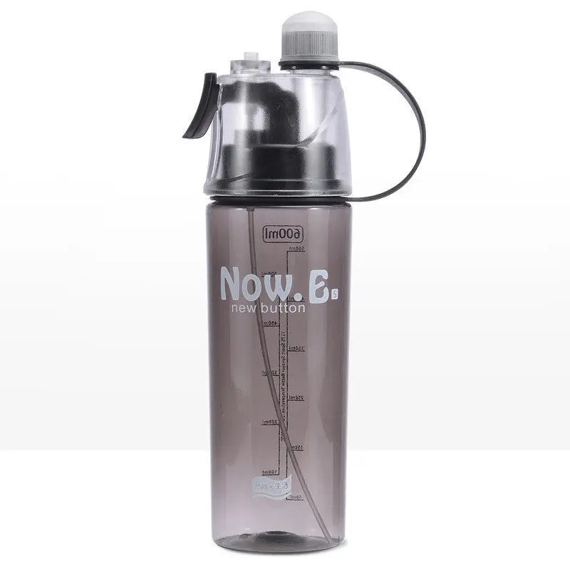 Leakproof water bottle with ergonomic handle and food-grade PC plastic design