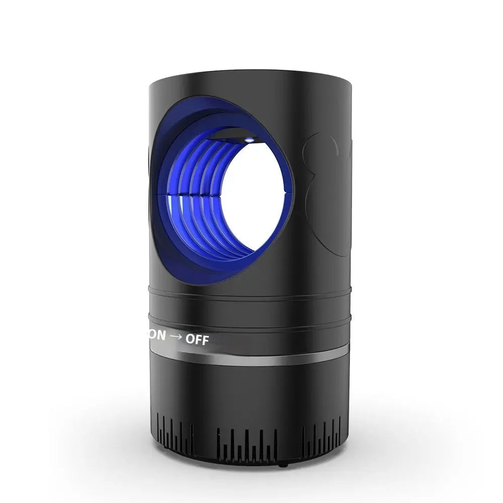 Sky Eye USB photocatalyst mosquito killing lamp in black, white, beige, and green – silent mosquito trap for home or office