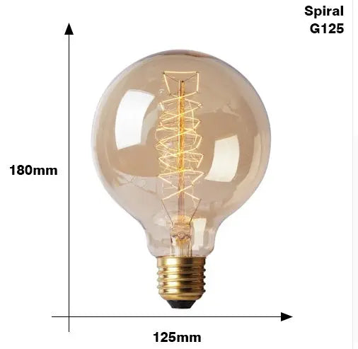 Retro Edison filament bulb with transparent glass and dimmable feature, available in various shapes like ST64, A19, G80 for vintage home lighting