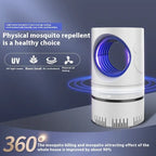 Sky Eye USB photocatalyst mosquito killing lamp in black, white, beige, and green – silent mosquito trap for home or office