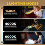 Summer USB Rechargeable Book Light, Clip-On LED Reading Light, Reading Lamp, LED Lights, Flexible Adjustable Angle Night Light