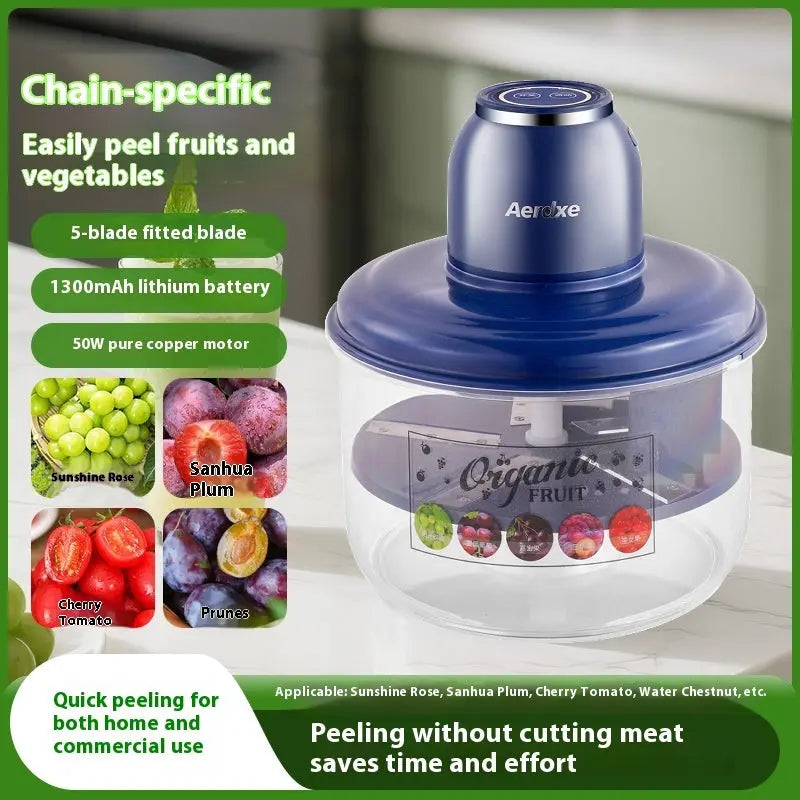 INELECTRON ™ - Grape Automatic Household Electric Fruit Peeler Inelectron Store