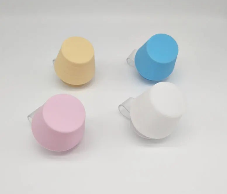 Silicone night light with phone resting in holder position on desk