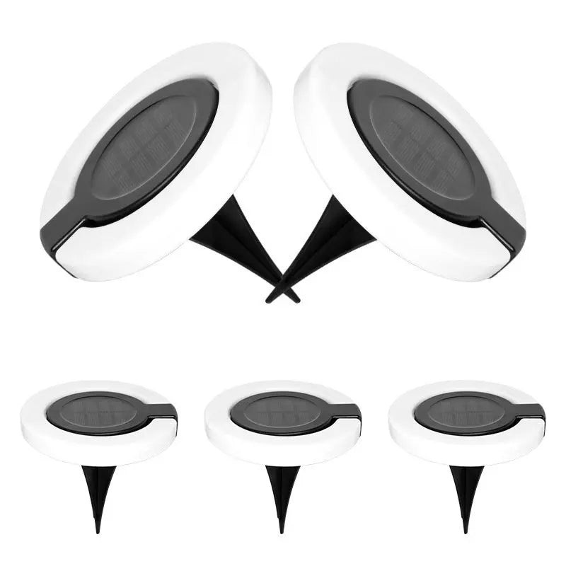 INELECTRON ™ - Solar Outdoor Courtyard Stairs Yard Waterproof Garden Lawn Folding Floor Lamp Inelectron Store