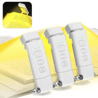 Summer USB Rechargeable Book Light, Clip-On LED Reading Light, Reading Lamp, LED Lights, Flexible Adjustable Angle Night Light