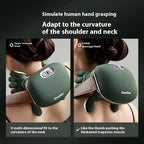 INELECTRON ™ - Neck Shoulder Massager Deep Tissue Shiatsu Back Cervical Massage Machine Bionic Heated Fatigue Relief Relax Muscle ﻿3-Level - Inelectron Store