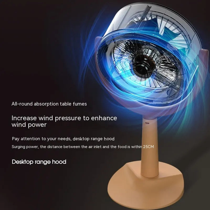 USB-powered portable range hood for apartments, dorm rooms, and small kitchens