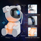 Fall Astronaut Galaxy Projector Night Light, Room Lights with Remote Control, Portable Star Projector Night Lamp, Ambient LED Lights for Bedroom Living Room Home Decor, House Accessories Furniture for Barracks Room Transformation