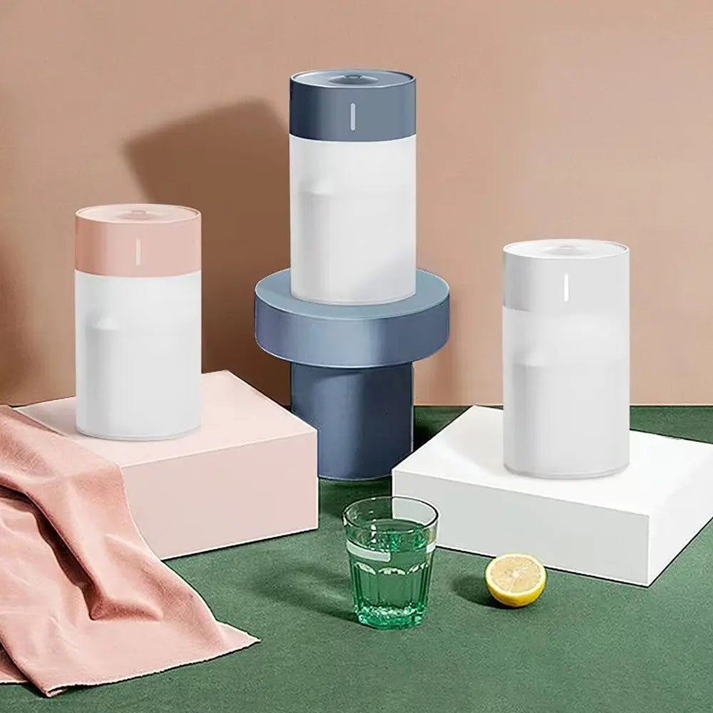 INELECTRON ™ - Portable Ultrasonic Aroma Air Humidifier – USB and Car Powered Mini Diffuser for Bedroom or Travel Inelectron Store