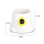 Pet Dog Toys Tennis Launcher Automatic Throwing Machine Pet Ball Throw Device 3/6/9M Section Emission with 3 Balls Dog Training