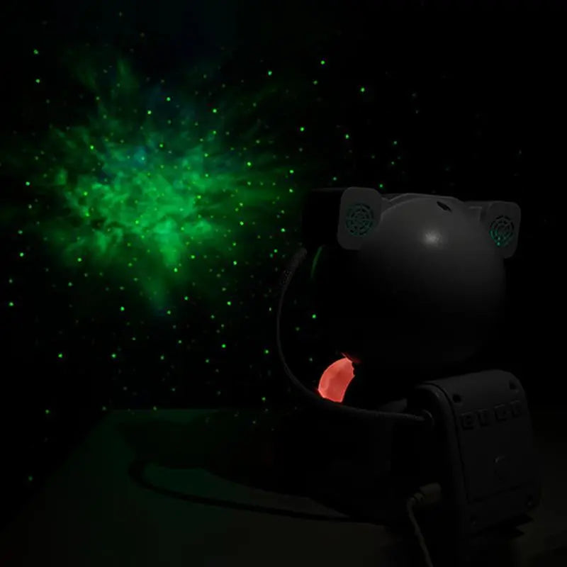 Fall Astronaut Galaxy Projector Night Light, Room Lights with Remote Control, Portable Star Projector Night Lamp, Ambient LED Lights for Bedroom Living Room Home Decor, House Accessories Furniture for Barracks Room Transformation