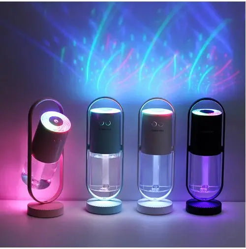 INELECTRON ™ - Magic Shadow USB Air Humidifier with Night Lights & Ultrasonic Mist Maker Inelectron Store