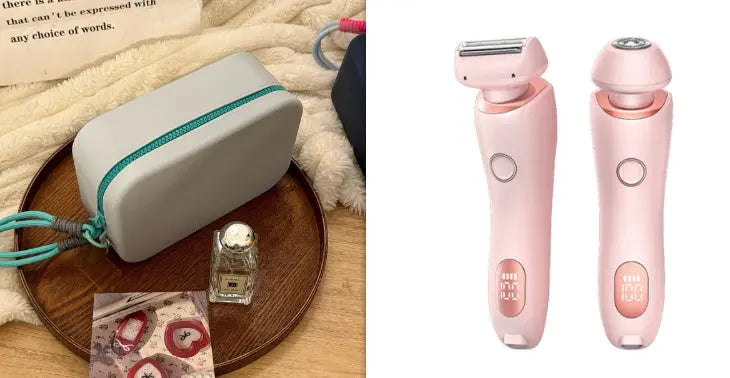 INELECTRON ™ - 2-in-1 Electric Shaver for Women – USB Rechargeable Epilator, Wet & Dry Shaving Razor for Body, Face, Armpit & Bikini Line Inelectron Store