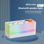 White Noise Sleep Sound Machine DIY Bluetooth-compatible Stereo Light RGB Seven-color Atmosphere Night Light - Inelectron Store