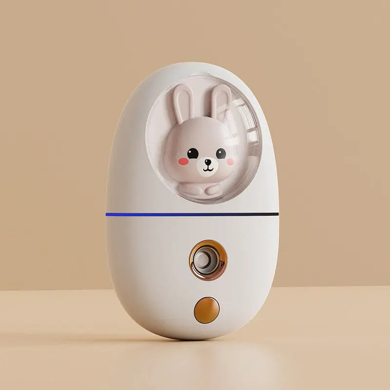 Water replenisher humidifier in rabbit-white design with color box packaging