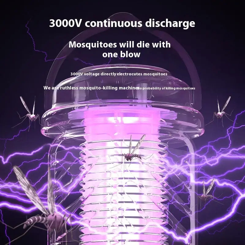 Mosquito killer device with electric discharge effects