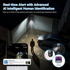 WESECUU Light Bulb Camera 2.4/5Ghz-Wireless 3MP/2MP HD, Infrared Night Vision,Pan/Tilt, 2-Way Audio, Human Detection,Alarm,Alexa Compatible Security