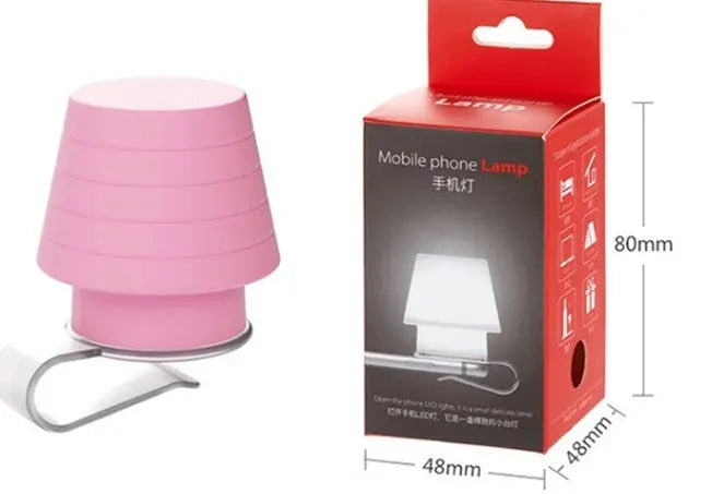 Adorable phone stand lamp packaged in individual OPP bag
