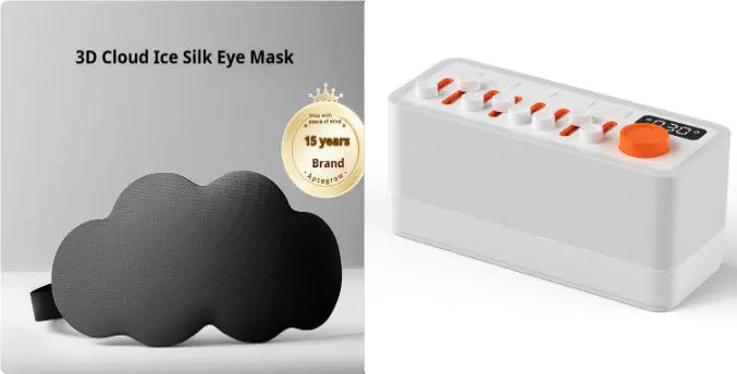 White Noise Sleep Sound Machine DIY Bluetooth-compatible Stereo Light RGB Seven-color Atmosphere Night Light - Inelectron Store