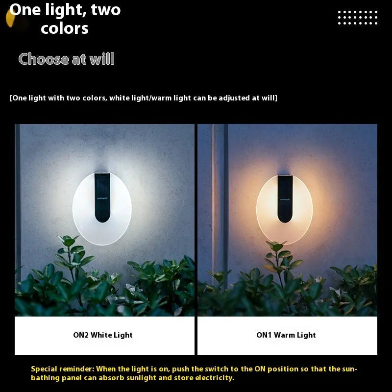 Solar Outdoor Yard Lamp Waterproof - Abstract Design for Garden Lighting