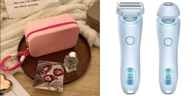 INELECTRON ™ - 2-in-1 Electric Shaver for Women – USB Rechargeable Epilator, Wet & Dry Shaving Razor for Body, Face, Armpit & Bikini Line Inelectron Store