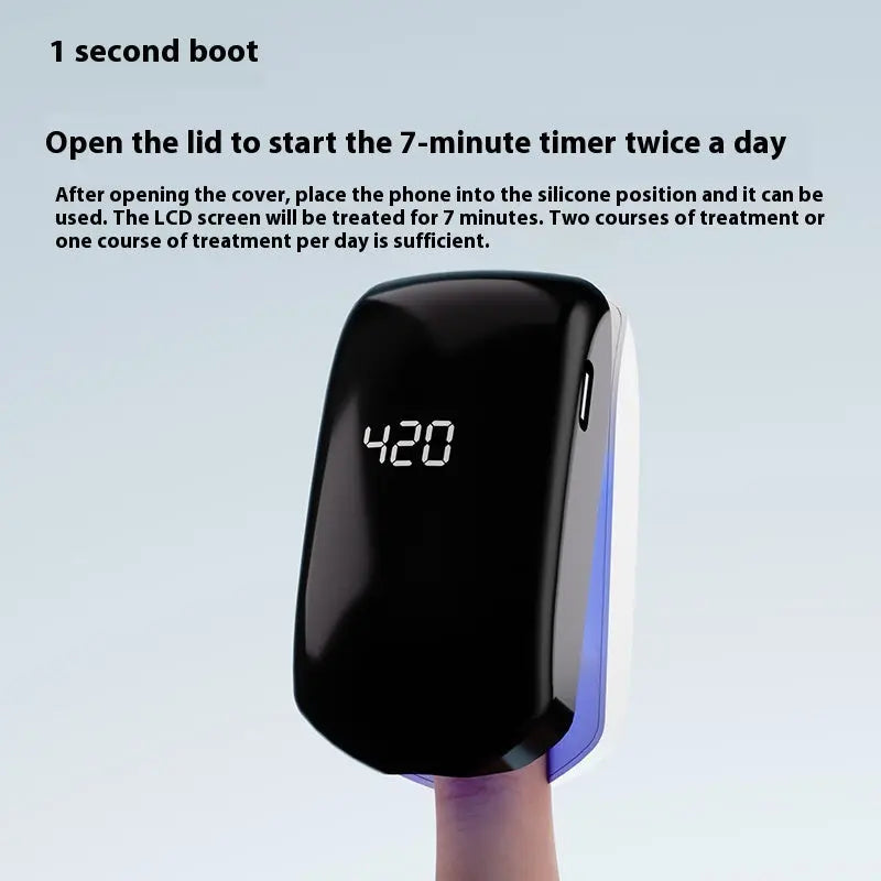 UV Laser Nail Fungus Treatment Device – Quick-Drying Onychomycosis Care Lamp for Toenails and Fingernails
