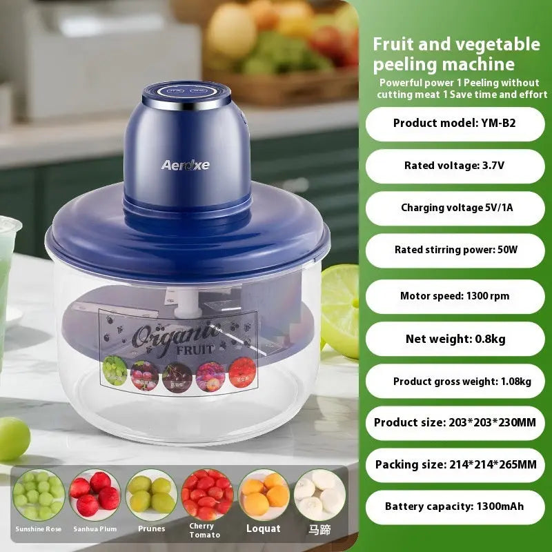 INELECTRON ™ - Grape Automatic Household Electric Fruit Peeler Inelectron Store