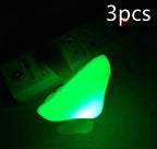 INELECTRON ™ - LED Night Light Mushroom Wall Socket Lamp EU US Plug Warm White Light-control Sensor Bedroom Light Home Decoration Inelectron Store