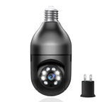 WESECUU Light Bulb Camera 2.4/5Ghz-Wireless 3MP/2MP HD, Infrared Night Vision,Pan/Tilt, 2-Way Audio, Human Detection,Alarm,Alexa Compatible Security