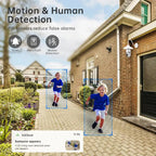 WESECUU Light Bulb Camera 2.4/5Ghz-Wireless 3MP/2MP HD, Infrared Night Vision,Pan/Tilt, 2-Way Audio, Human Detection,Alarm,Alexa Compatible Security