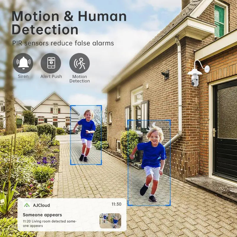 WESECUU Light Bulb Camera 2.4/5Ghz-Wireless 3MP/2MP HD, Infrared Night Vision,Pan/Tilt, 2-Way Audio, Human Detection,Alarm,Alexa Compatible Security