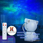 Fall Astronaut Galaxy Projector Night Light, Room Lights with Remote Control, Portable Star Projector Night Lamp, Ambient LED Lights for Bedroom Living Room Home Decor, House Accessories Furniture for Barracks Room Transformation