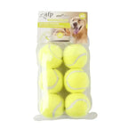Pet Dog Toys Tennis Launcher Automatic Throwing Machine Pet Ball Throw Device 3/6/9M Section Emission with 3 Balls Dog Training