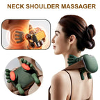 INELECTRON ™ - Neck Shoulder Massager Deep Tissue Shiatsu Back Cervical Massage Machine Bionic Heated Fatigue Relief Relax Muscle ﻿3-Level - Inelectron Store