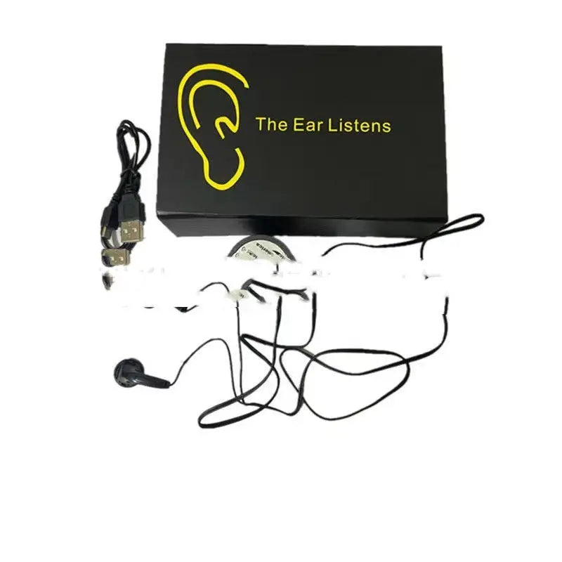 High-Sensitivity Wall Sound Amplifier and Pipe Leak Detector Device – Rechargeable and Compact