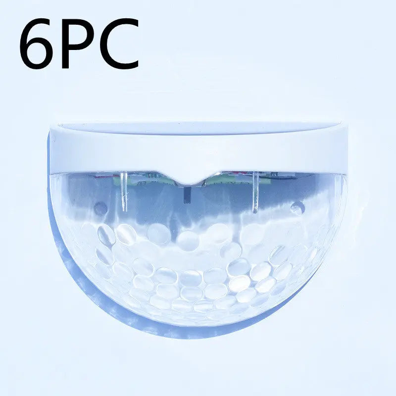 INELECTRON ™ -  Solar Light Outdoor Waterproof Semicircular Fence Lamp Water Drop Effect Wall Lamp Garden Lamp Corridor Lamp Staircase Lamp Inelectron Store